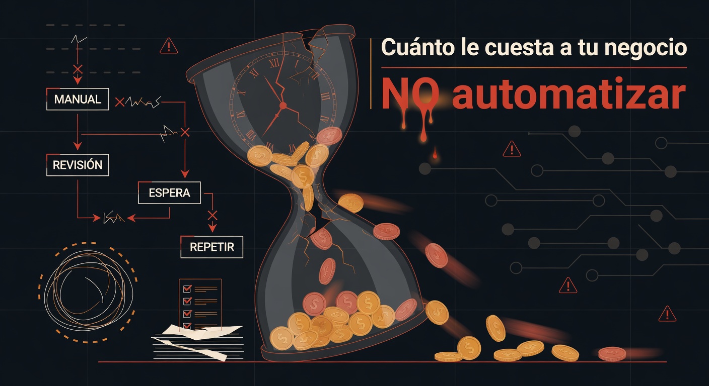 Cuánto le cuesta a tu negocio NO automatizar (y cómo calcularlo) | BigLobster