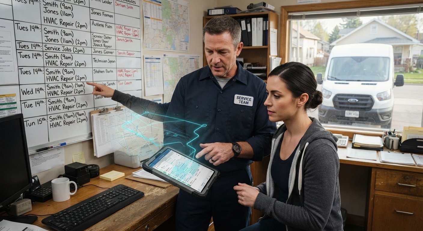 Field Service Automation for Small Businesses: Stop Running Jobs from a Whiteboard